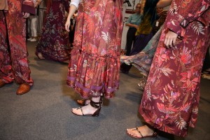 Backstage at Etro RTW Spring 2018