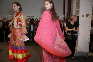Backstage at Etro RTW Spring 2018