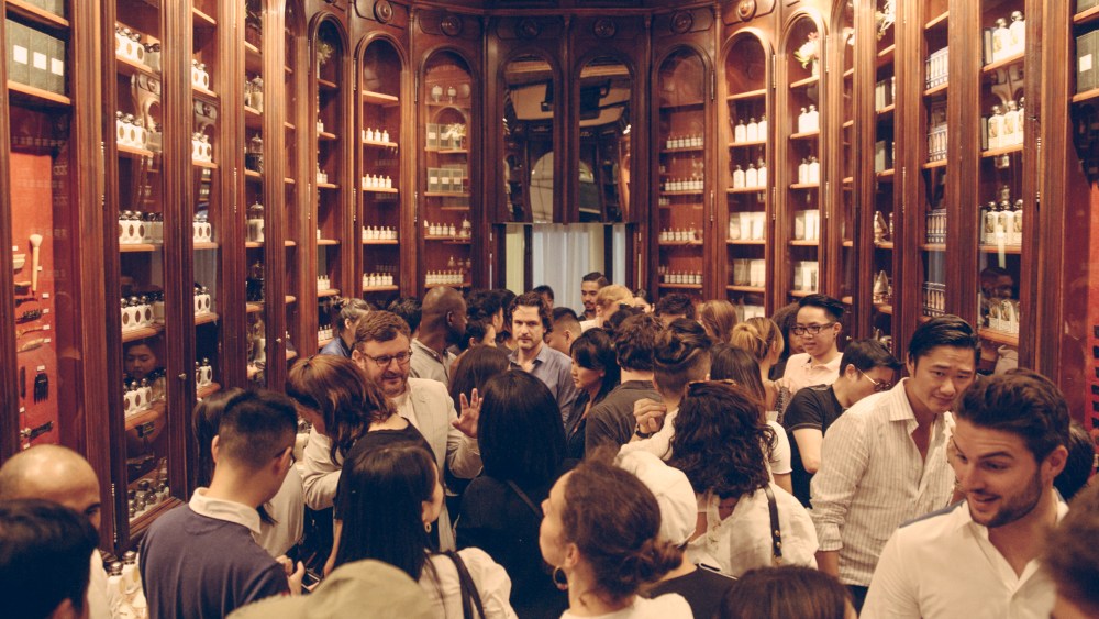 The grand opening of the Buly 1803 store in Hong Kong, located at 20 Wyndham Street in Central.