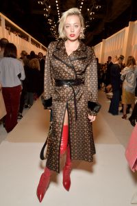 Caroline VreelandFendi show, Front Row, Spring Summer 2018, Milan Fashion Week, Italy - 21 Sep 2017