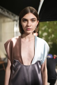 Backstage at Salvatore Ferragamo RTW Spring 2018