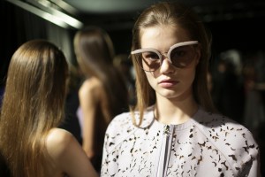 Backstage at Salvatore Ferragamo RTW Spring 2018