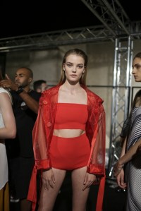 Backstage at Salvatore Ferragamo RTW Spring 2018
