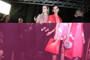Backstage at Salvatore Ferragamo RTW Spring 2018