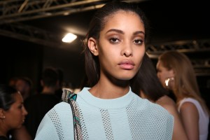 Backstage at Salvatore Ferragamo RTW Spring 2018