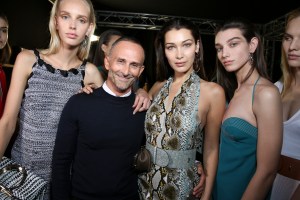 Backstage at Salvatore Ferragamo RTW Spring 2018