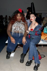 Lizzo, Brooke CandyAdam Selman show, Front Row, Spring Summer 2018, New York Fashion Week, USA - 07 Sep 2017