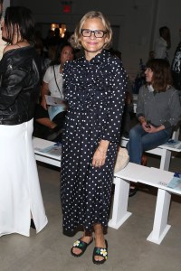 Amy SedarisAdam Selman show, Front Row, Spring Summer 2018, New York Fashion Week, USA - 07 Sep 2017