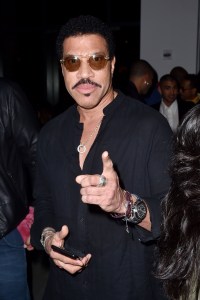 Lionel Richie in the front row