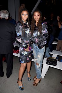 Chloe X Halle - Halle Bailey and Chloe Bailey in the front row