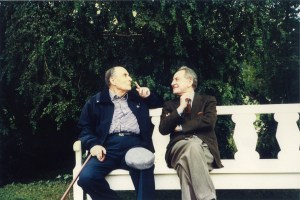 Pierre Bergé and François Mitterrand
