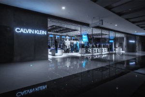 The new Calvin Klein store in Shanghai.