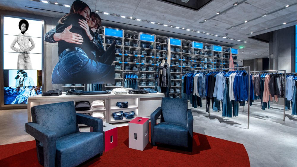 The Calvin Klein store in Shanghai.