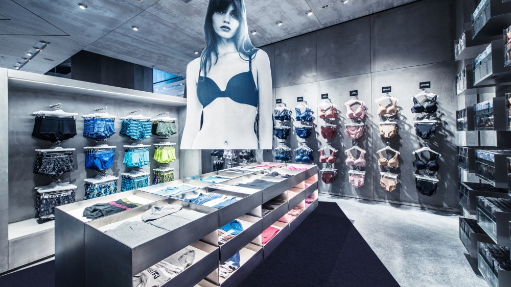 The new Calvin Klein store in Shanghai.