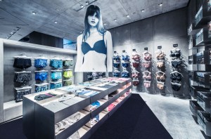 The new Calvin Klein store in Shanghai.