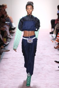 Model on the catwalkGCDS show, Runway, Spring Summer 2018, New York Fashion Week, USA - 08 Sep 2017