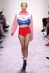 Model on the catwalkGCDS show, Runway, Spring Summer 2018, New York Fashion Week, USA - 08 Sep 2017