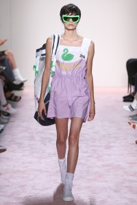 Model on the catwalkGCDS show, Runway, Spring Summer 2018, New York Fashion Week, USA - 08 Sep 2017