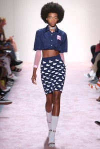 Model on the catwalkGCDS show, Runway, Spring Summer 2018, New York Fashion Week, USA - 08 Sep 2017