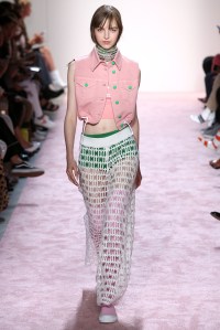 Model on the catwalkGCDS show, Runway, Spring Summer 2018, New York Fashion Week, USA - 08 Sep 2017