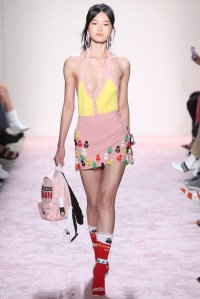 Model on the catwalkGCDS show, Runway, Spring Summer 2018, New York Fashion Week, USA - 08 Sep 2017