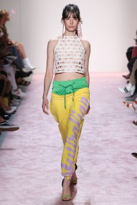 Model on the catwalkGCDS show, Runway, Spring Summer 2018, New York Fashion Week, USA - 08 Sep 2017
