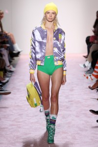 Model on the catwalkGCDS show, Runway, Spring Summer 2018, New York Fashion Week, USA - 08 Sep 2017
