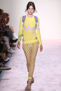 Model on the catwalkGCDS show, Runway, Spring Summer 2018, New York Fashion Week, USA - 08 Sep 2017