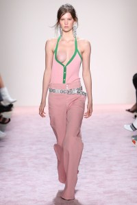 Model on the catwalkGCDS show, Runway, Spring Summer 2018, New York Fashion Week, USA - 08 Sep 2017