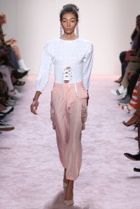 Model on the catwalkGCDS show, Runway, Spring Summer 2018, New York Fashion Week, USA - 08 Sep 2017
