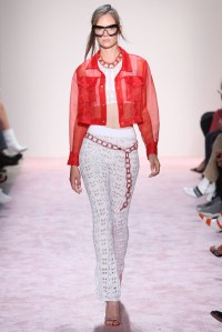 Model on the catwalkGCDS show, Runway, Spring Summer 2018, New York Fashion Week, USA - 08 Sep 2017