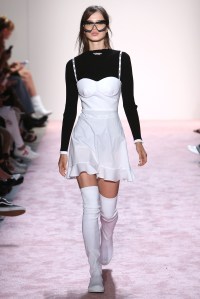 Model on the catwalkGCDS show, Runway, Spring Summer 2018, New York Fashion Week, USA - 08 Sep 2017