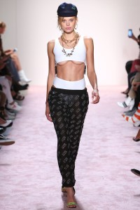 Model on the catwalkGCDS show, Runway, Spring Summer 2018, New York Fashion Week, USA - 08 Sep 2017