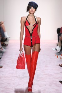 Model on the catwalkGCDS show, Runway, Spring Summer 2018, New York Fashion Week, USA - 08 Sep 2017