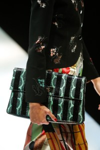 Details at Giorgio Armani RTW Spring 2018
