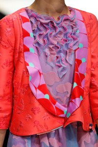 Details at Giorgio Armani RTW Spring 2018