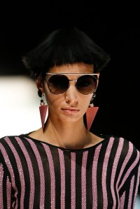 Details at Giorgio Armani RTW Spring 2018