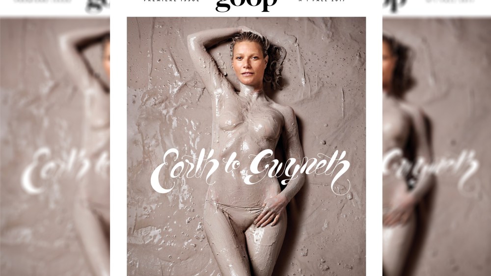 Gwyneth Paltrow Poses for Debut Issue of Goop Magazine