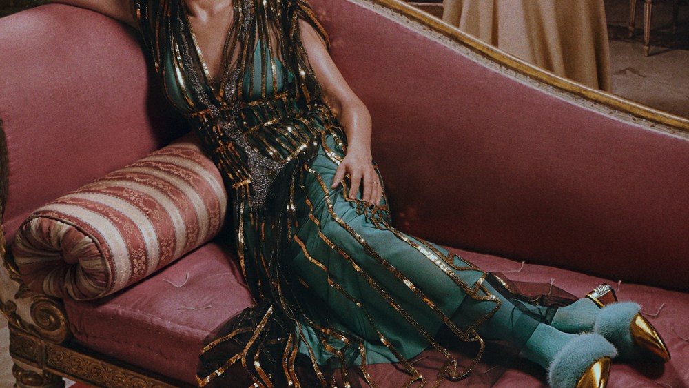 Ginevra Elkann in Gucci's cruise 2018 ad campaign.