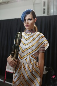 Backstage at Fendi RTW Spring 2018