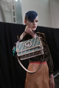 Backstage at Fendi RTW Spring 2018