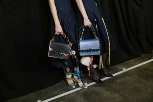 Backstage at Fendi RTW Spring 2018