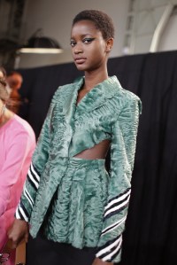 Backstage at Fendi RTW Spring 2018