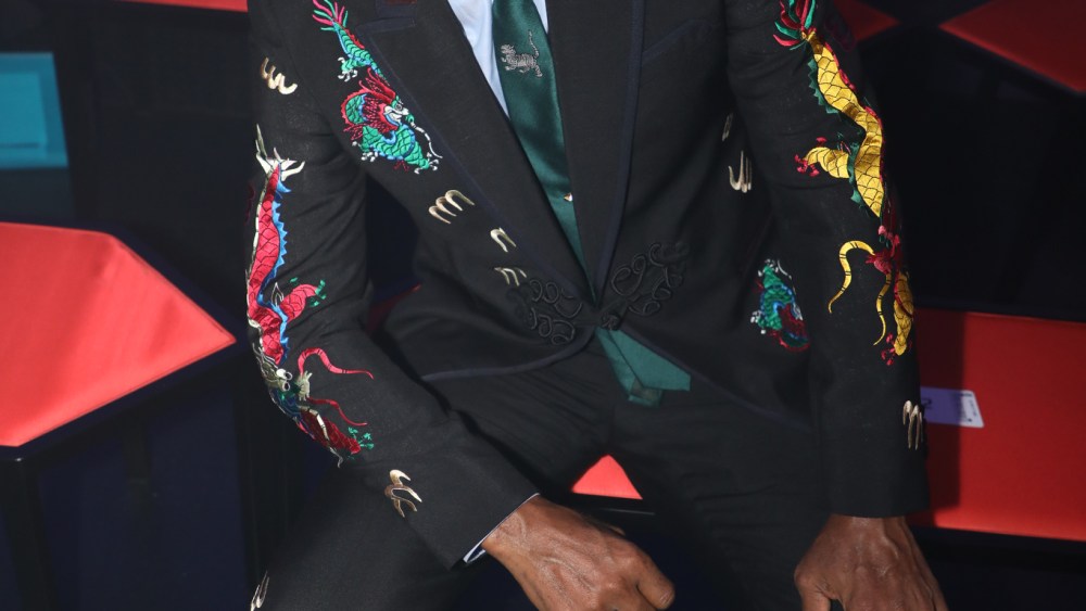Dapper Dan front row at Gucci RTW Spring 2018 show