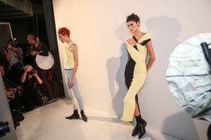 Backstage at Haider Ackermann RTW Spring 2018