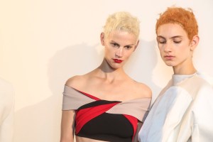Backstage at Haider Ackermann RTW Spring 2018