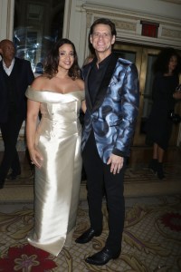Dascha Polanco and Jim Carrey