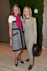 Jamee Gregory, Hilary Geary Ross==Audrey Gruss & Marc Metrick Host hope Fragrance Luncheon==Cafe SFA - Saks Fifth Avenue, NYC==September 19, 2017==©Patrick McMullan==photo - Patrick McMullan/PMC====