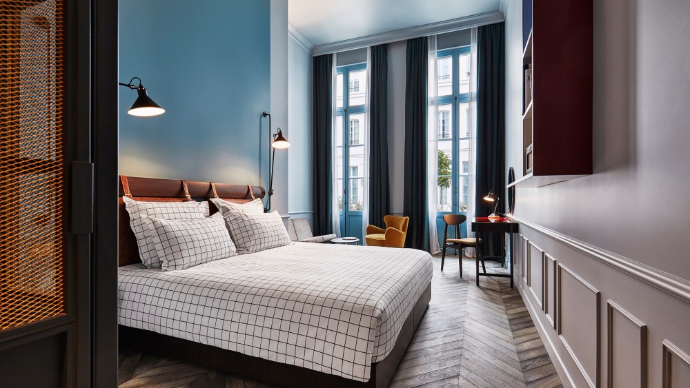 A bedroom at The Hoxton.