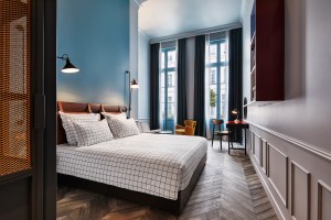 A bedroom at The Hoxton.